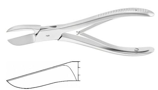 ЛІСТОН КІСТК. КУСАЧКИ КУТОВІ 170MM